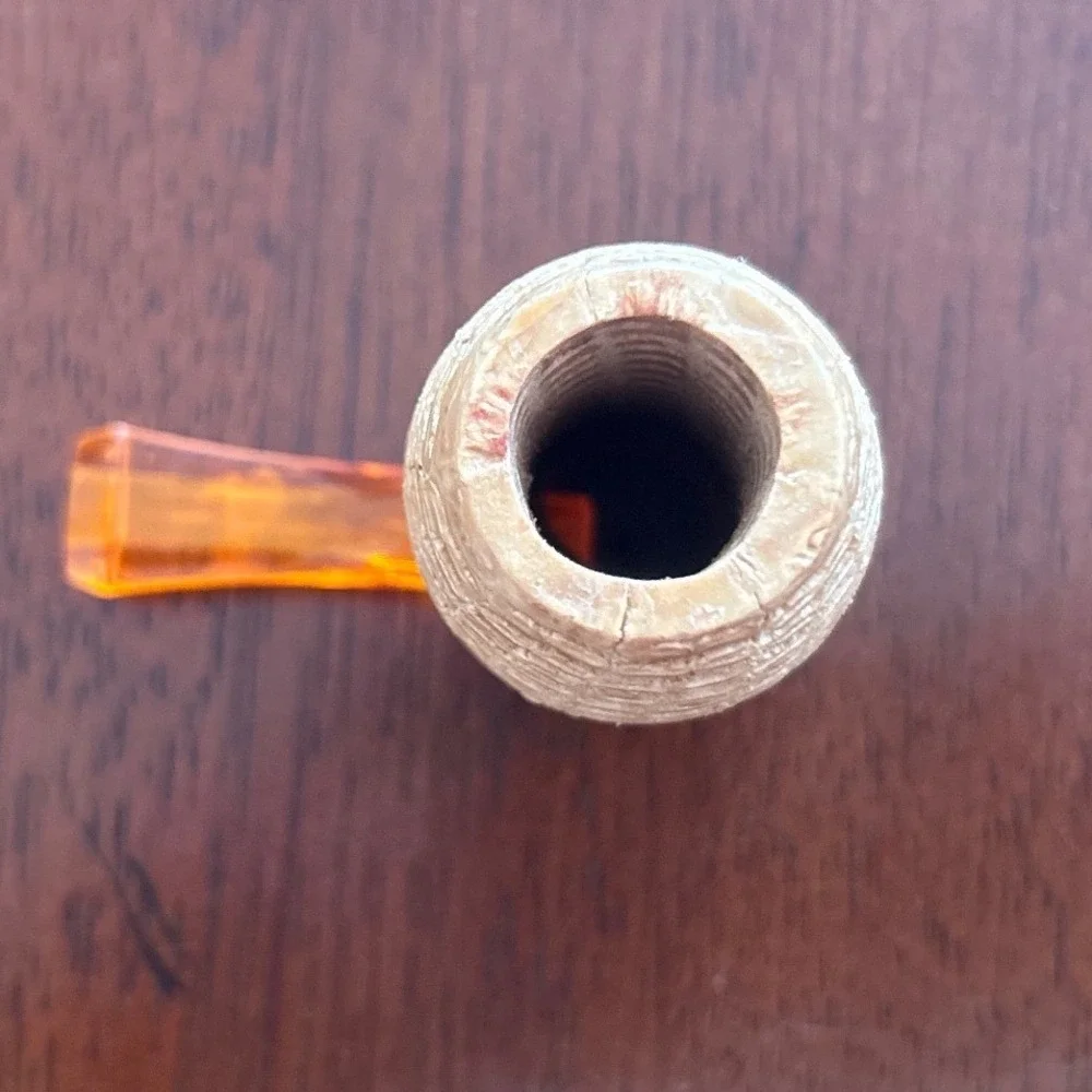 Kids Vintage Toy Pipe Corn Cob Small Tan Aqua Good Costume Accessory‎